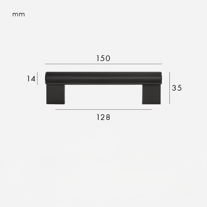 Flutra Bar Pull Handle Black Preorder