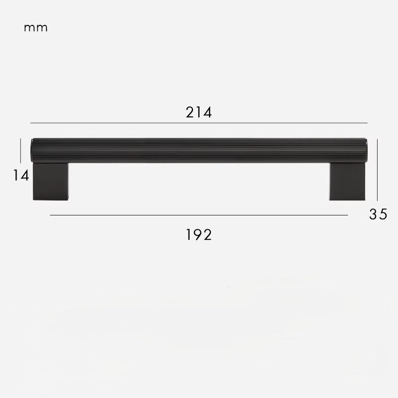 Flutra Bar Pull Handle Black Preorder