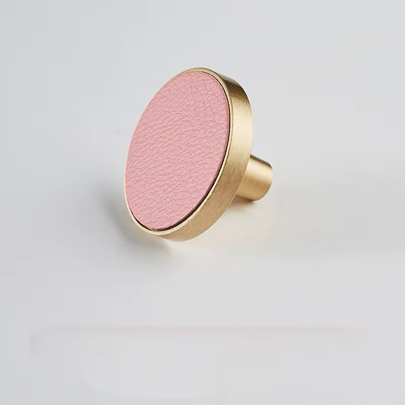 Beaumont Leather + Brass Knob Blush - Preorder