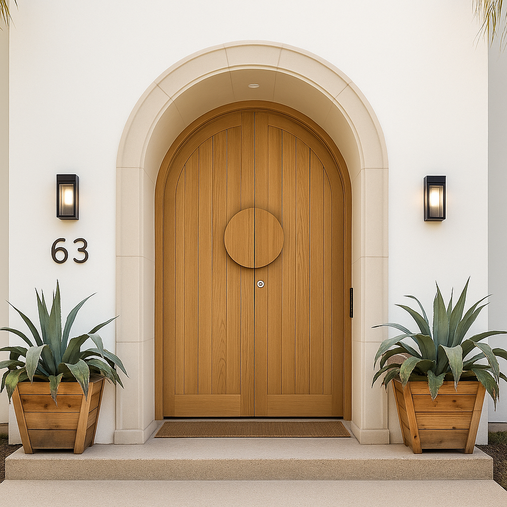 Belgrave Solid Double Arched Door