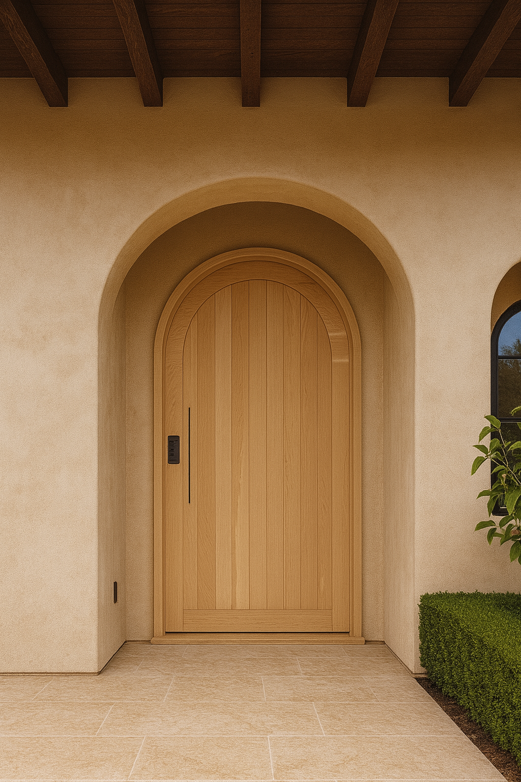 Marbella Single Solid Arched Door