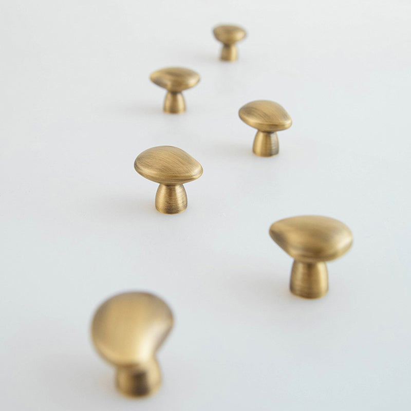 Pebble Knob in Antique Brass Preorder